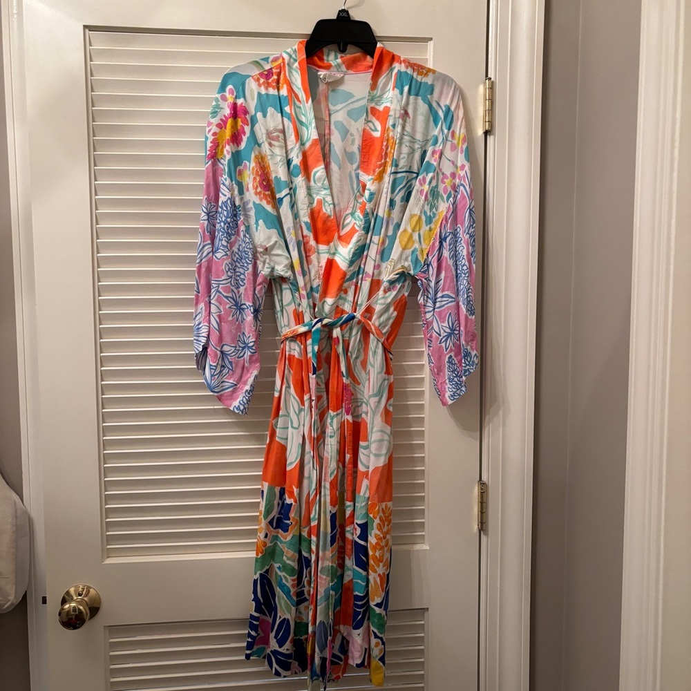 The Art of Anthropologie featuring Sisters Gulassa multicolor patterned robe